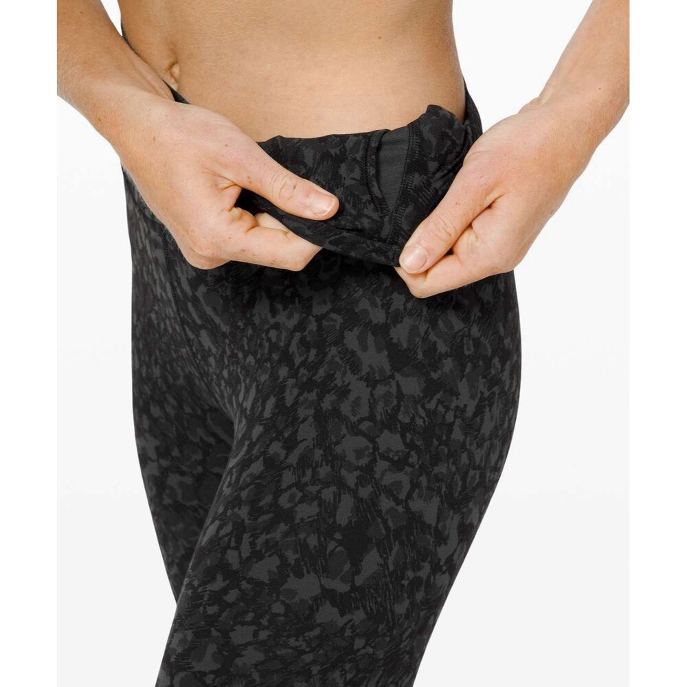 lululemon Align Pant 28" Womens Size 4 Wild Thing Camo Deep Coal Multi Nulu - Picture 2 of 11